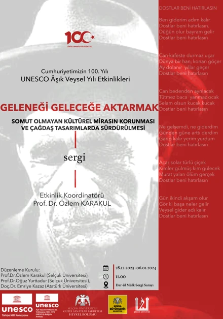 "Geleneği Geleceğe Aktarmak" temalı sergi açıldı